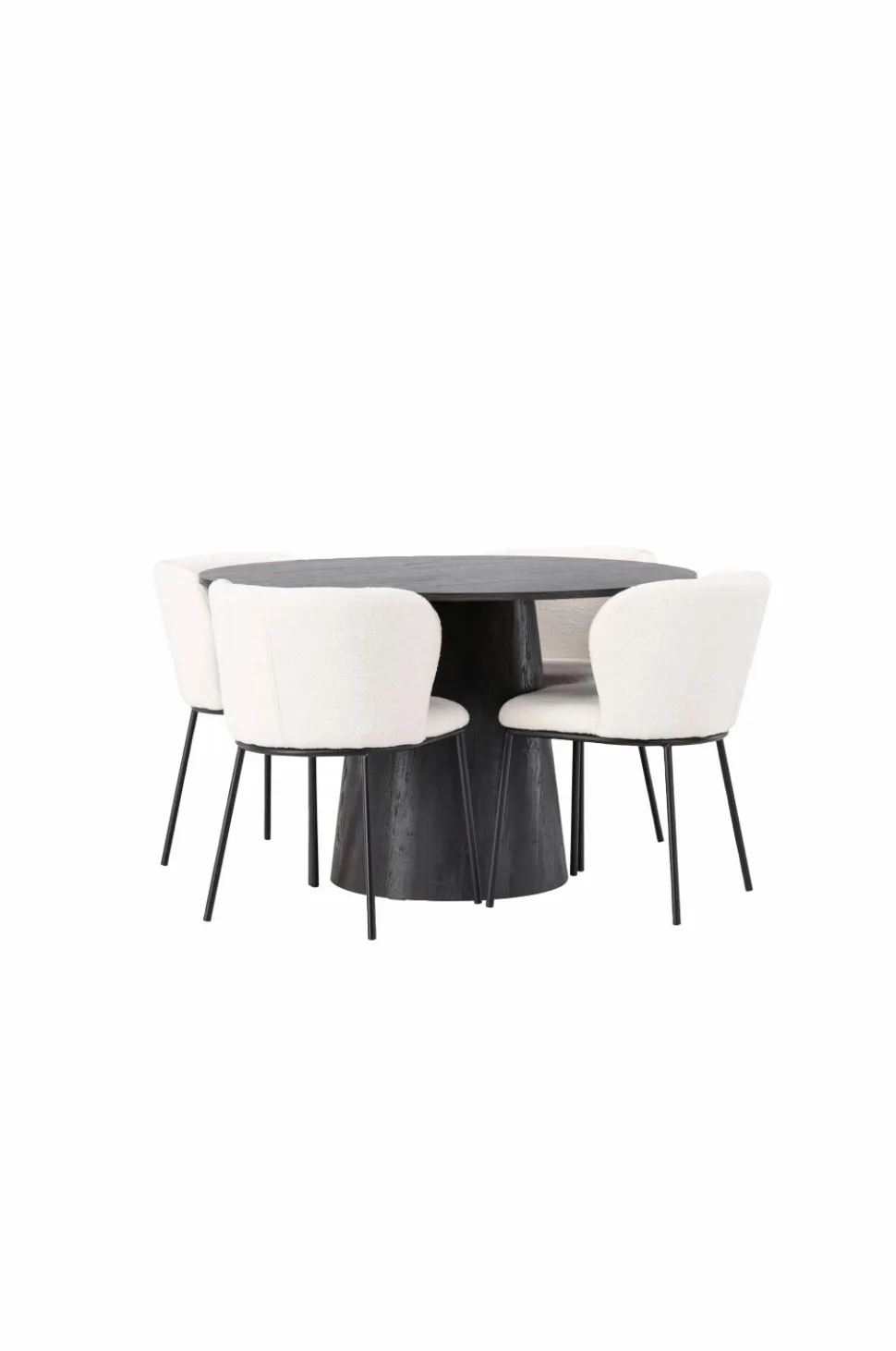 Venture Home Spisegruppe Lanzo med 4 stole Edina