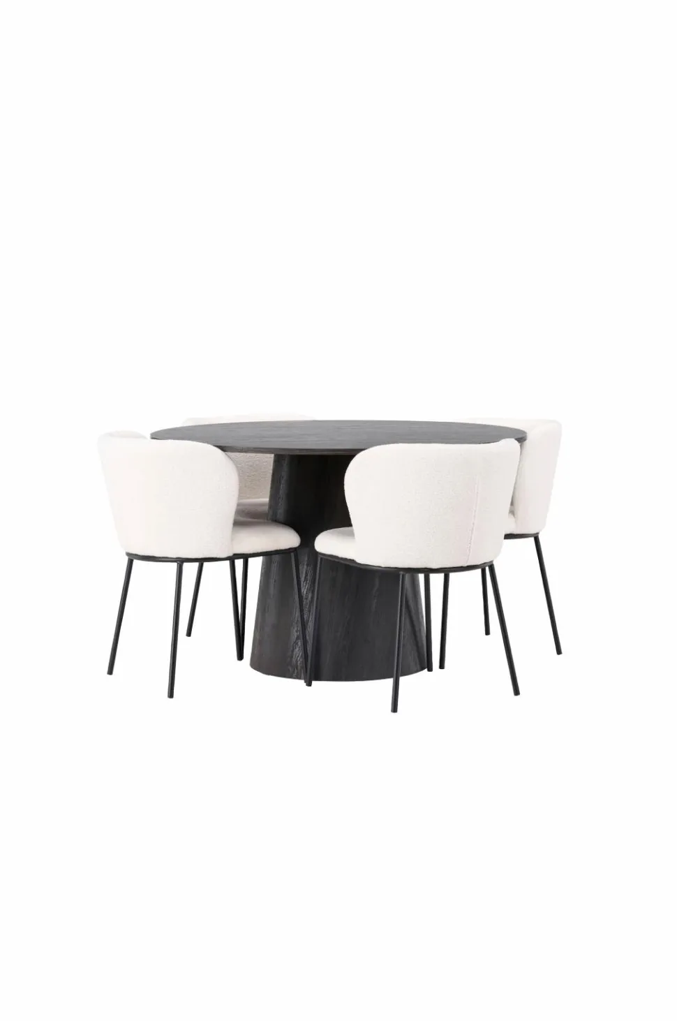 Venture Home Spisegruppe Lanzo med 4 stole Edina