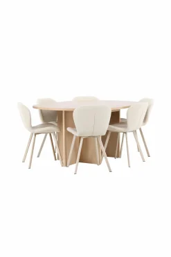 Venture Home Strada-spisebord med Lilja-stol