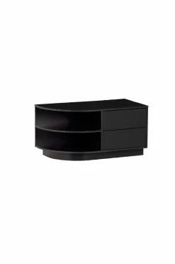 WOOOD TV-bænk Finca rund venstre 78 cm